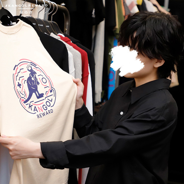 完全受注生産】 なるき×KANGOL REWARD コラボ企画！長袖Tシャツ