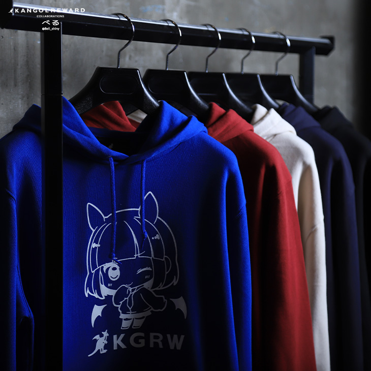 完全受注生産】べる×KANGOL REWARD コラボ企画！プルオーバーパーカー