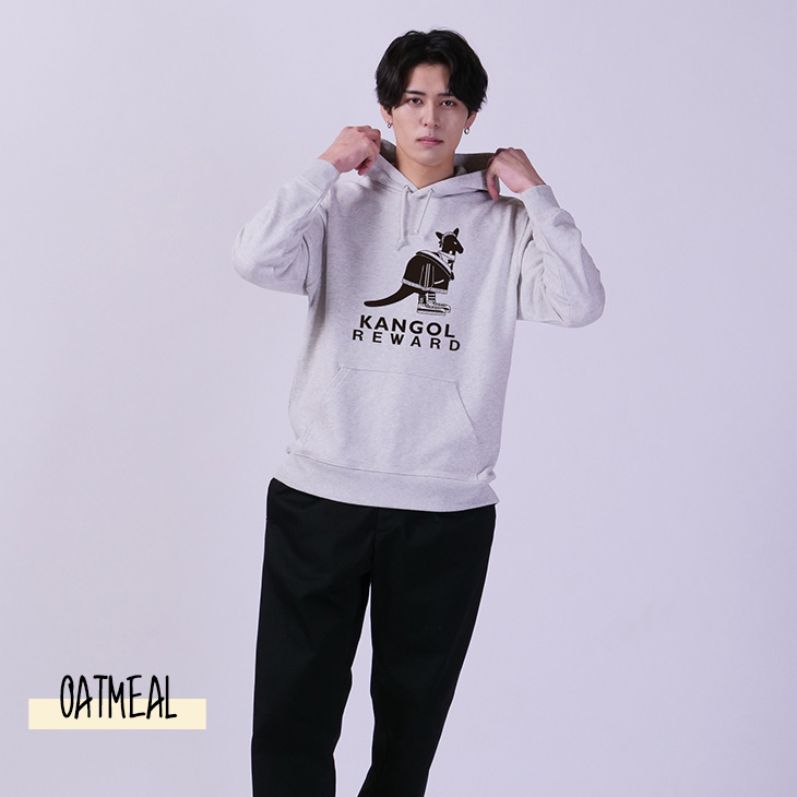 完全受注生産】レイちゃん。×KANGOL REWARD コラボプルオーバーパーカー