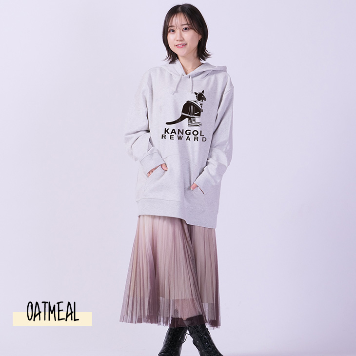 完全受注生産】レイちゃん。×KANGOL REWARD コラボプルオーバーパーカー