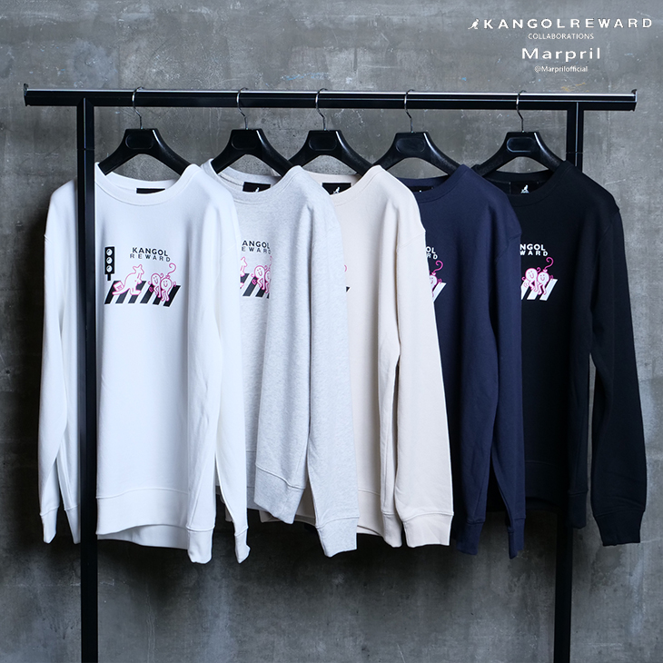 完全受注生産】Marpril×KANGOL REWARD コラボ企画！トレーナー
