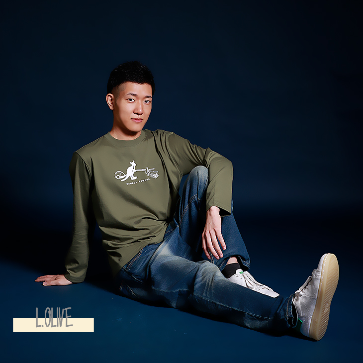 完全受注生産】何屋未来×KANGOL REWARD コラボ企画第2弾！長袖Tシャツ