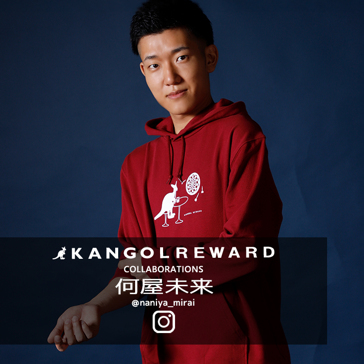 完全受注生産】何屋未来×KANGOL REWARD コラボ企画第2弾！プルオーバー