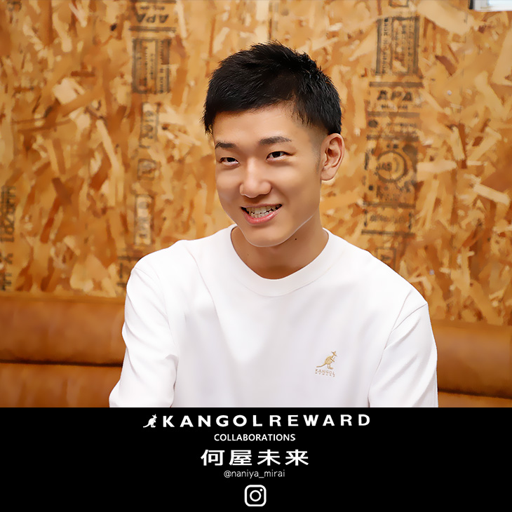 完全受注生産】何屋未来 × KANGOL REWARD コラボ企画第2弾！ジョガーパンツ