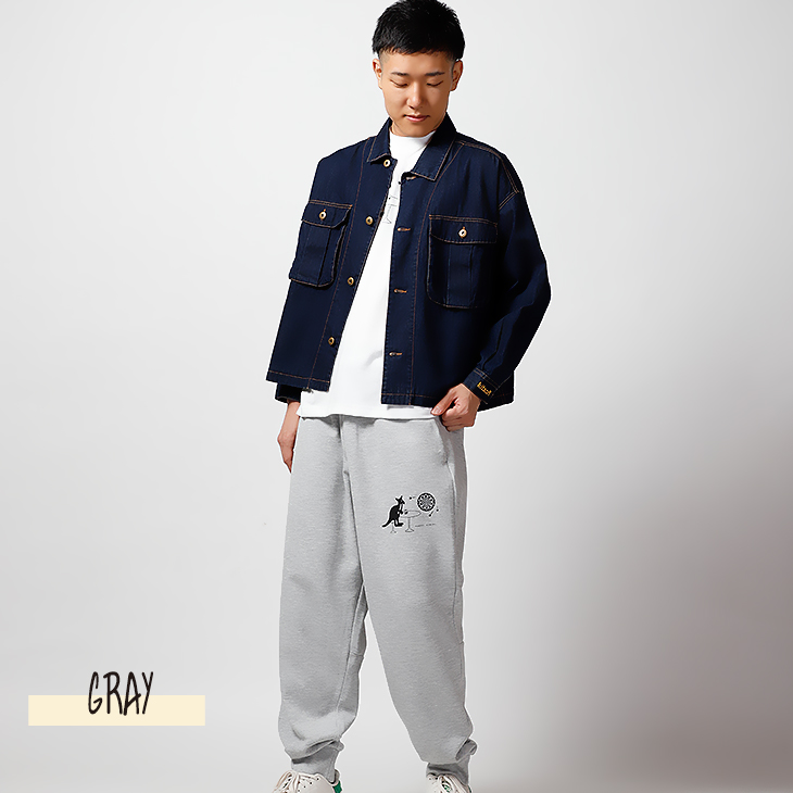 完全受注生産】何屋未来 × KANGOL REWARD コラボ企画第2弾！ジョガーパンツ