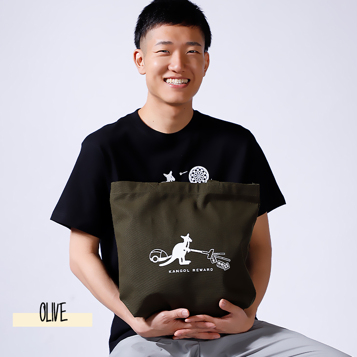 完全受注生産】何屋未来×KANGOL REWARD コラボ企画第2弾！トートバッグ