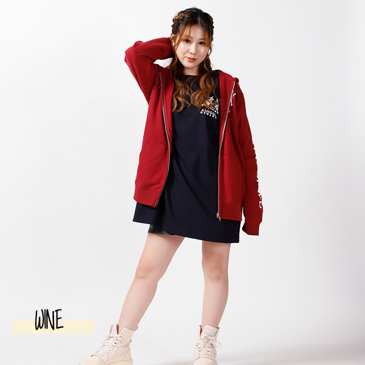 カール 完全受注生産】Li-sa-X×KANGOL REWARDコラボ企画！ZIPパーカー