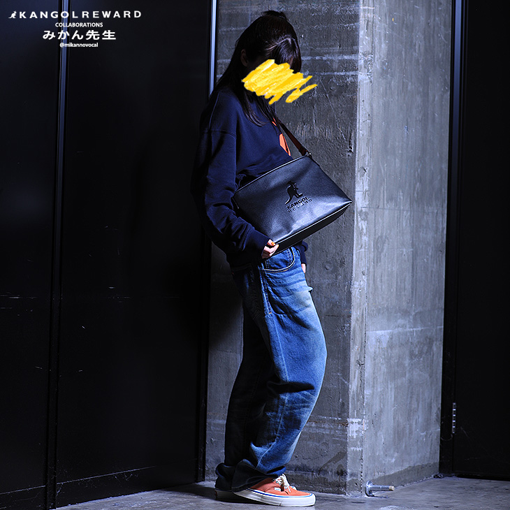 完全受注生産】みかん先生×KANGOL REWARD コラボ企画第2弾！ショルダー