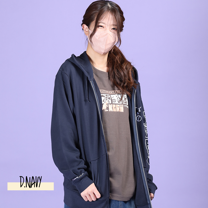 完全受注生産】にごんご×KANGOL REWARD コラボ企画第2弾！ZIPパーカー