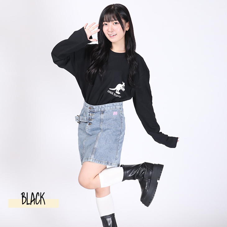 完全受注生産】鈴原希実×KANGOL REWARD コラボ企画！長袖Tシャツ