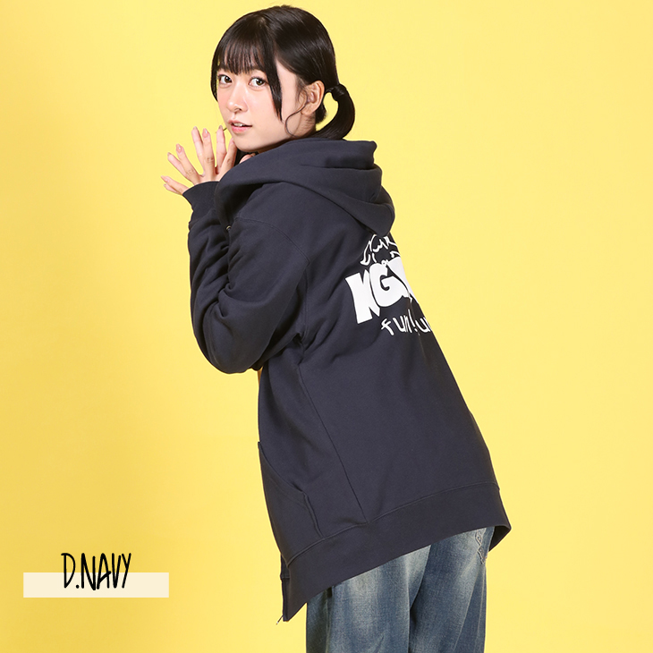 完全受注生産】鈴原希実×KANGOL REWARD コラボ企画！ZIPパーカー