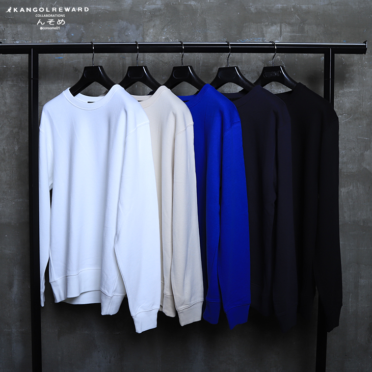 完全受注生産】んそめ×KANGOL REWARD コラボ企画第2弾！トレーナー