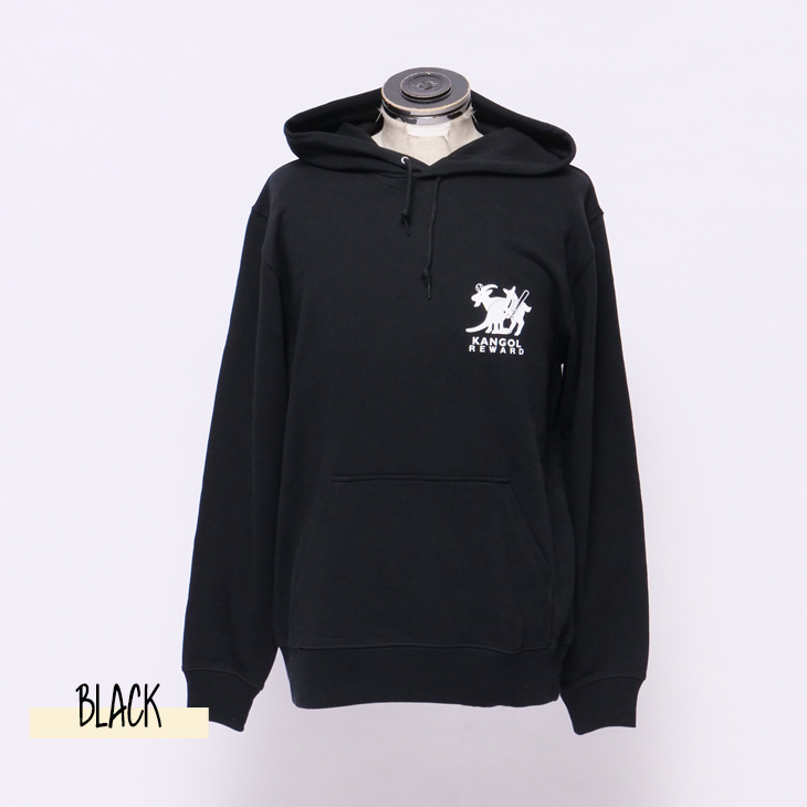 完全受注生産】黒山羊 × KANGOL REWARD コラボ企画！プルオーバーパーカー