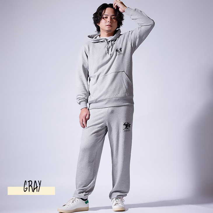 完全受注生産】黒山羊 × KANGOL REWARD コラボ企画！スウェットパンツ