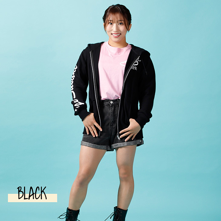 完全受注生産】須崎優衣×KANGOL REWARD コラボ企画！ZIPパーカー