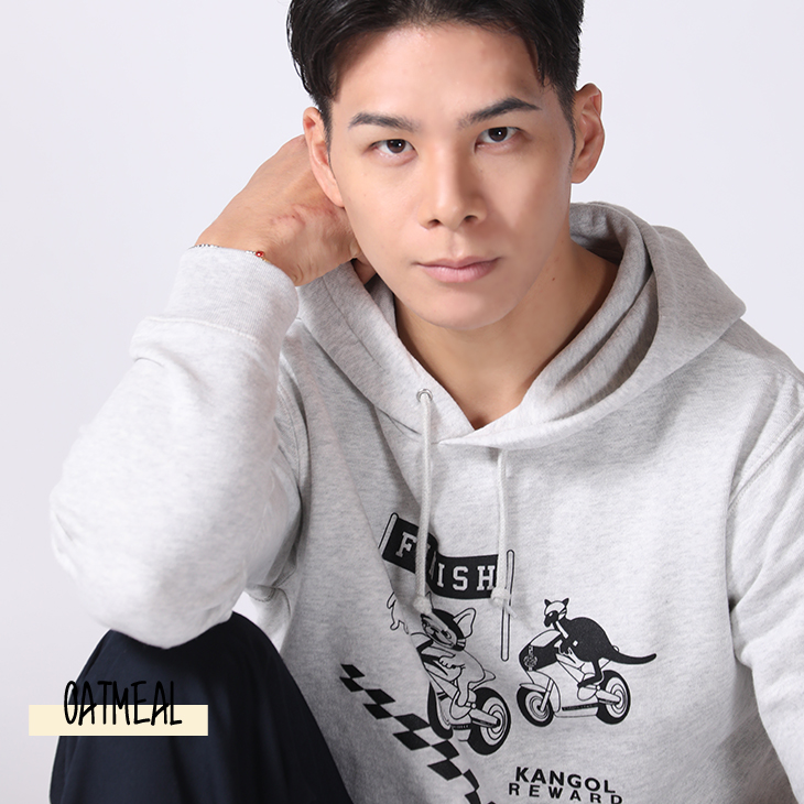 完全受注生産】中上貴晶×KANGOL REWARD コラボ企画！プルオーバーパーカー