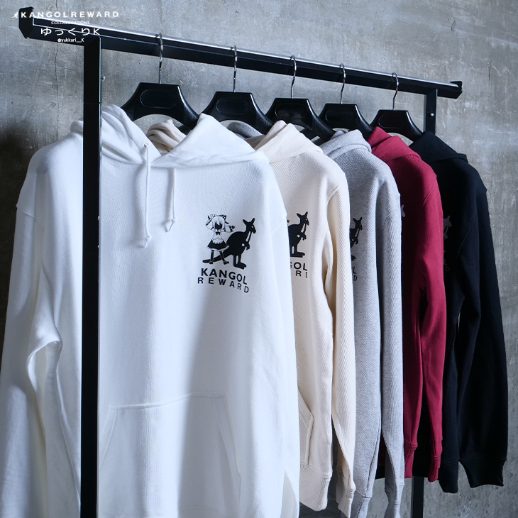 完全受注生産】ゆっくりK×KANGOL REWARD コラボ企画！プルオーバーパーカー
