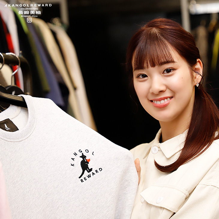 完全受注生産】長崎美柚×KANGOL REWARD コラボ企画第3弾！半袖Tシャツ