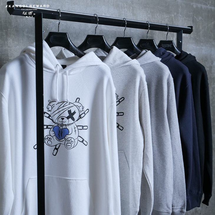 完全受注生産】なぎ。×KANGOL REWARD コラボ企画！プルオーバーパーカー