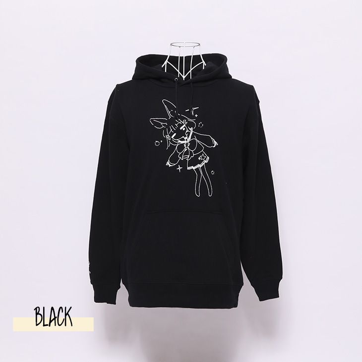 完全受注生産】黒うさぎ×KANGOL REWARD コラボ企画！プルオーバーパーカー