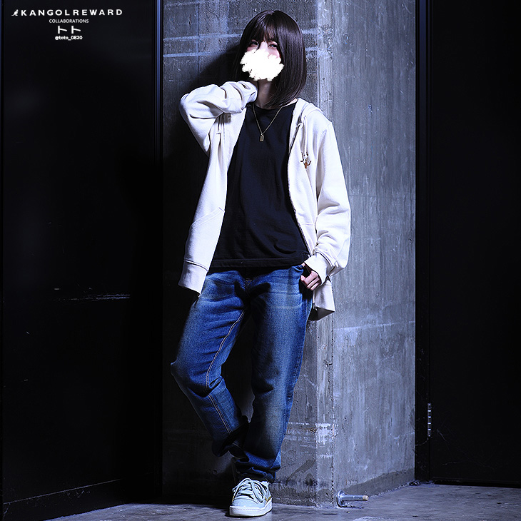 完全受注生産】トト×KANGOL REWARD コラボ企画！ZIPパーカー