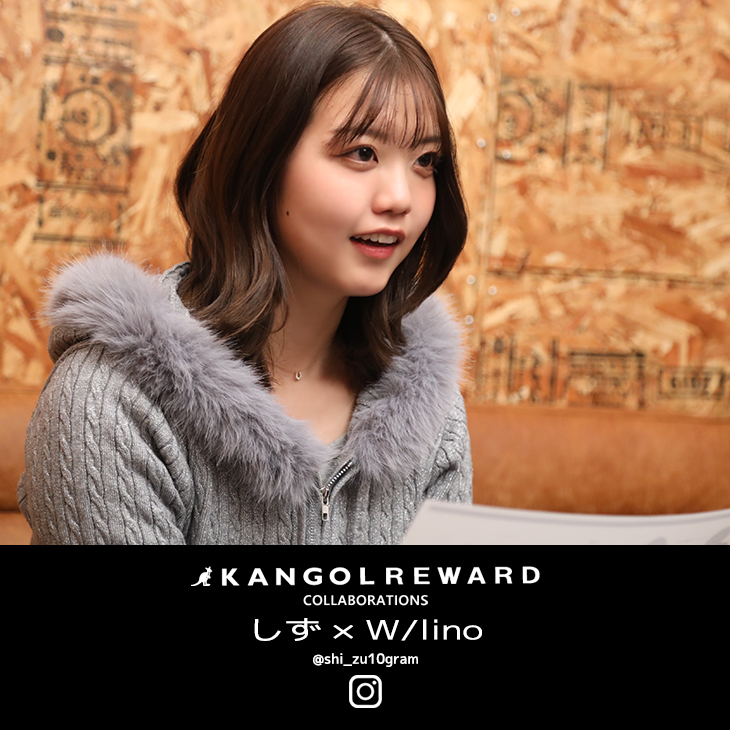 完全受注生産】しず×W/lino×KANGOL REWARD コラボ企画！プルオーバー