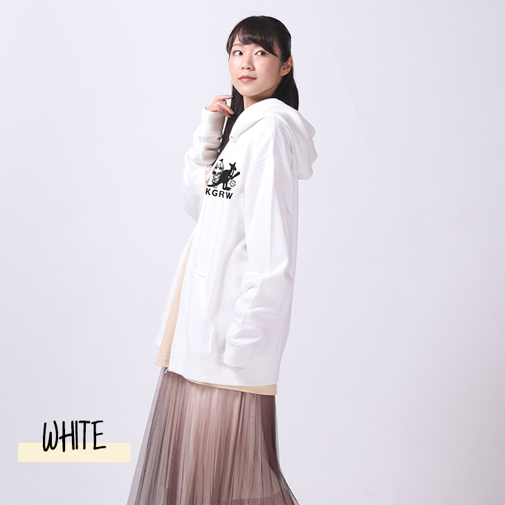 KKPPフードデザイン着せ替え服 完全受注生産】ときわた×KANGOL REWARD コラボ企画！ZIPパーカー