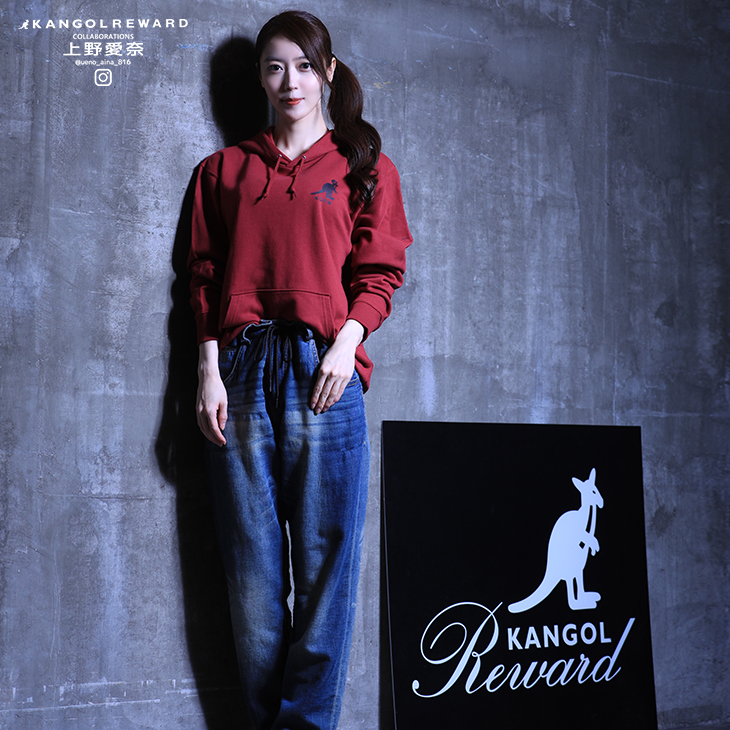 完全受注生産】上野愛奈×KANGOL REWARD コラボ企画！半袖Tシャツ