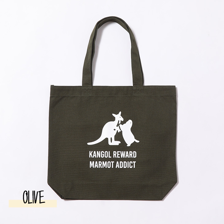 完全受注生産】マーモット中毒×KANGOL REWARD コラボ企画！トートバッグ