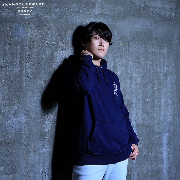 完全受注生産】shack×KANGOL REWARD コラボ企画！プルオーバーパーカー