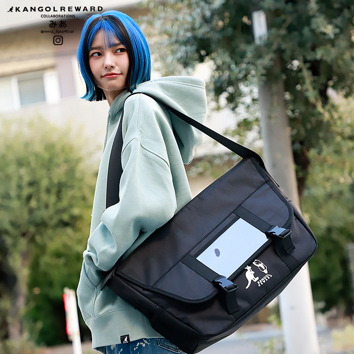 完全受注生産】 みあ×KANGOL REWARDコラボ企画第6弾！メッセンジャーバッグ