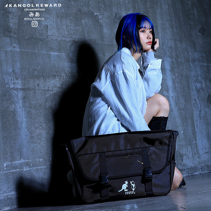 完全受注生産】 みあ×KANGOL REWARDコラボ企画第6弾！メッセンジャーバッグ