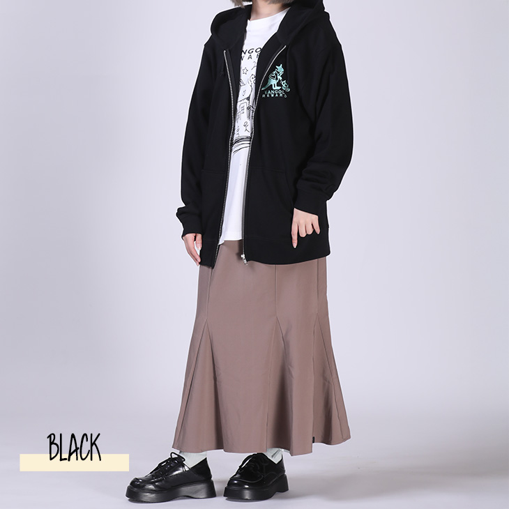 qana♪カーデ・プルオーバー 完全受注生産】Minya September×KANGOL REWARDコラボ企画！ZIPパーカー
