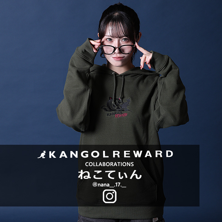 完全受注生産】ねこてぃん×KANGOL REWARD コラボ企画！プルオーバー