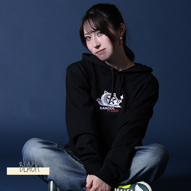 完全受注生産】ねこてぃん×KANGOL REWARD コラボ企画!プルオーバー 完全受注生産】ねこてぃん×KANGOL REWARD コラボ企画!プルオーバー