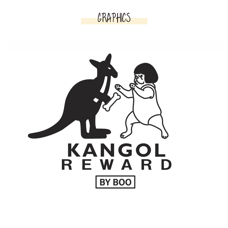 完全受注生産】ブヒのぶーちゃん×KANGOL REWARD コラボ企画！ZIPパーカー