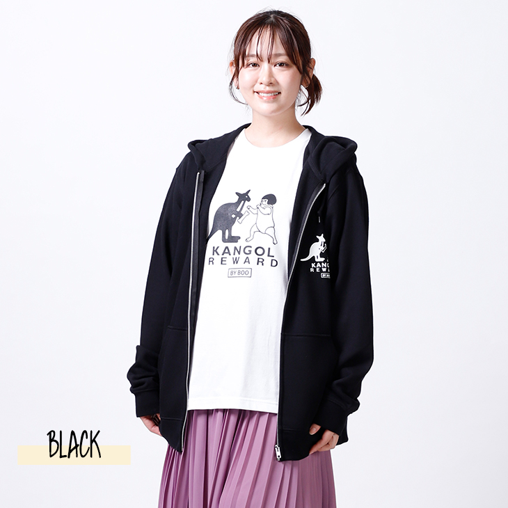 完全受注生産】ブヒのぶーちゃん×KANGOL REWARD コラボ企画！ZIPパーカー