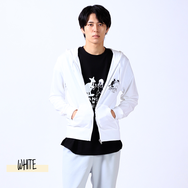 完全受注生産】ブヒのぶーちゃん×KANGOL REWARD コラボ企画！ZIPパーカー