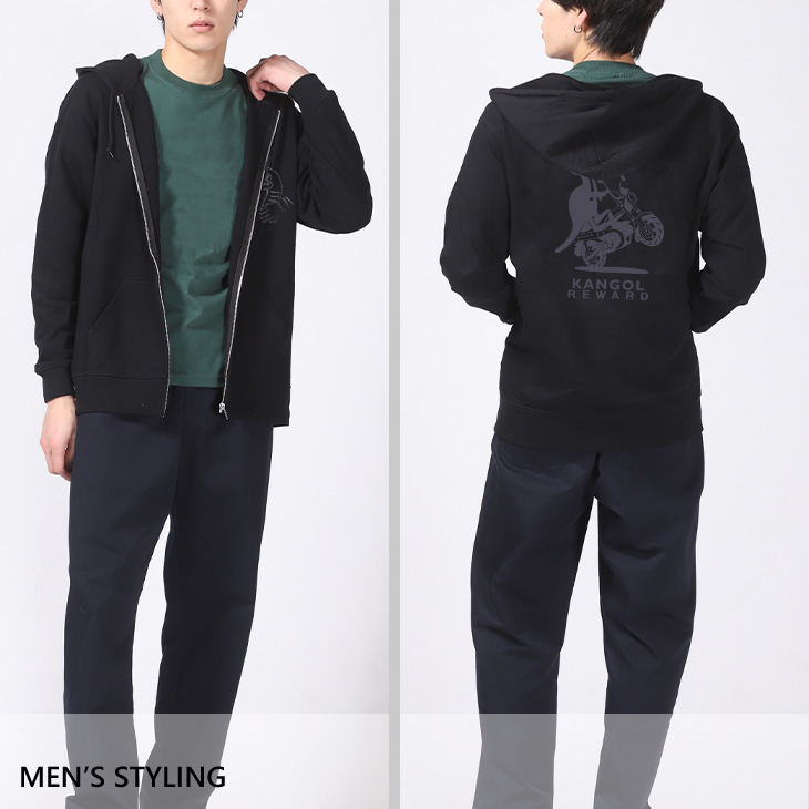 完全受注生産】つぐじ×KANGOL REWARD コラボ企画！ZIPパーカー