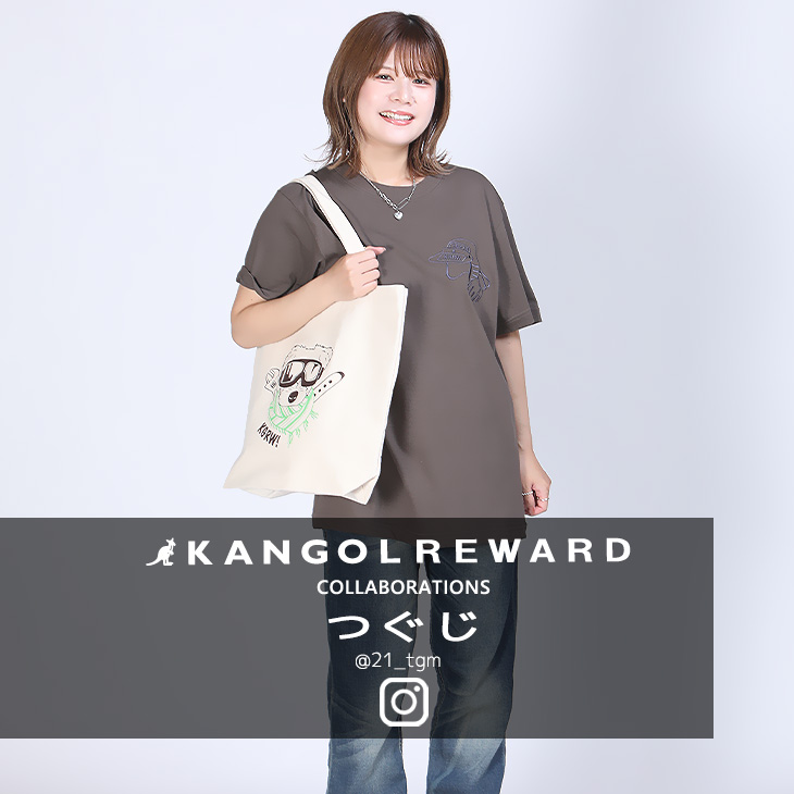 完全受注生産】つぐじ×KANGOL REWARD コラボ企画！トートバッグ