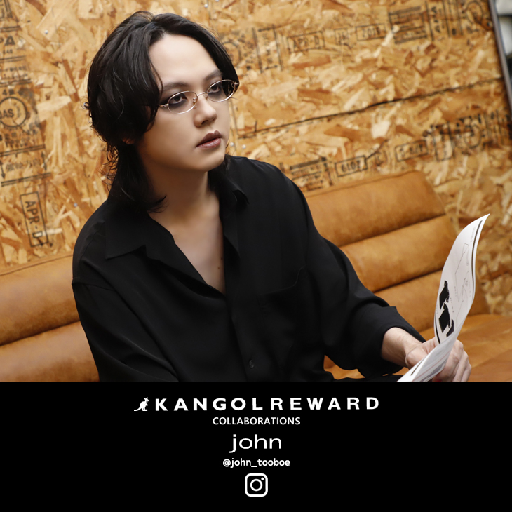 完全受注生産】john×KANGOL REWARD コラボ企画！ZIPパーカー