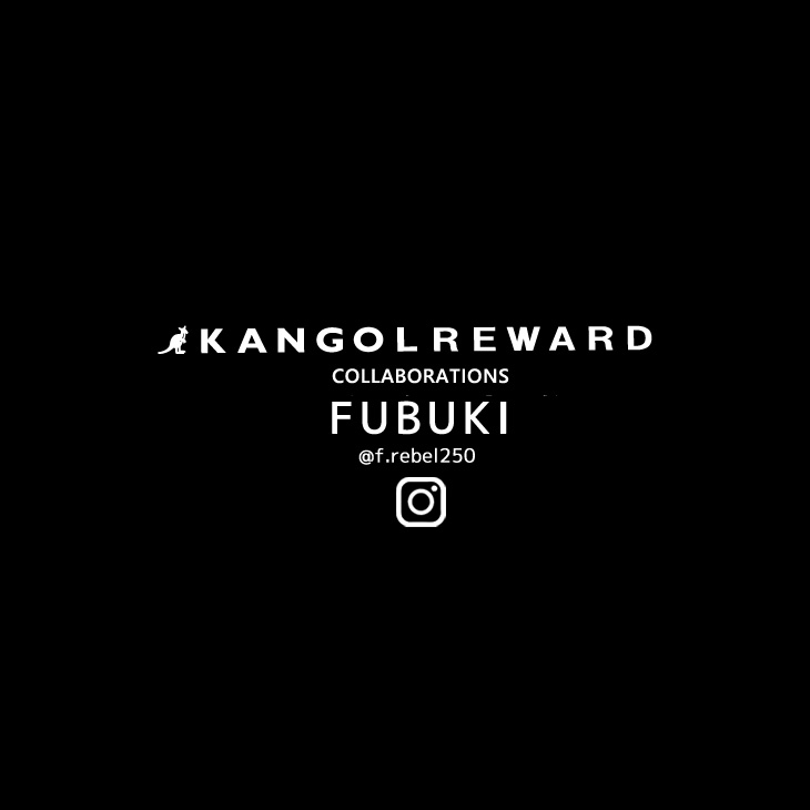 完全受注生産】FUBUKI×KANGOL REWARD コラボ企画！ZIPパーカー