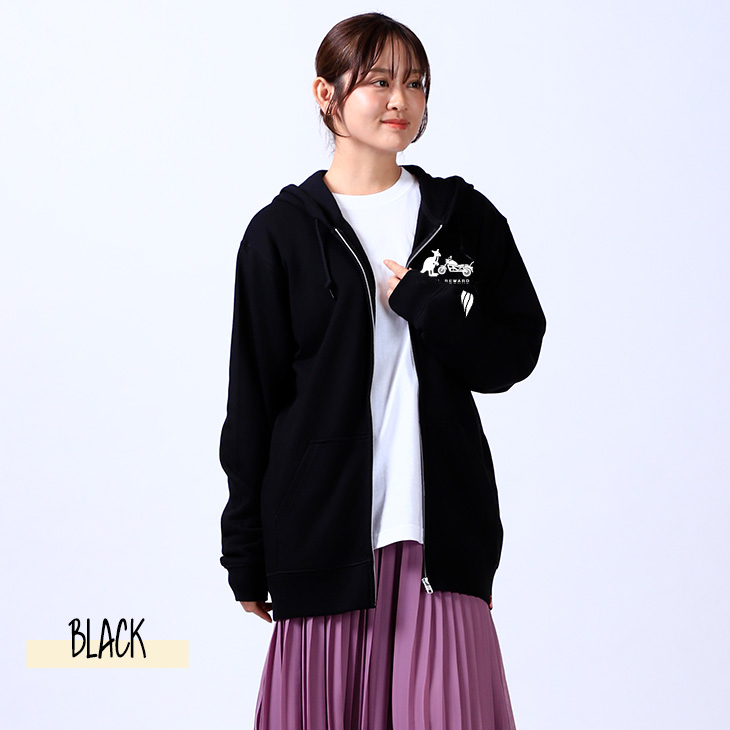 完全受注生産】FUBUKI×KANGOL REWARD コラボ企画！ZIPパーカー