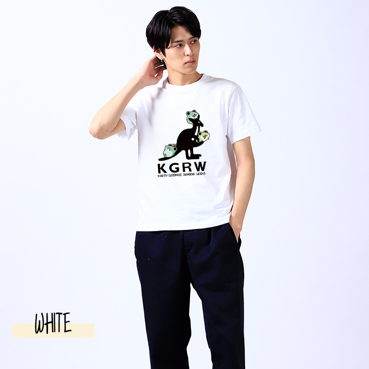 がんばるくん 完全受注生産】ただのかえるたち×KANGOL REWARD コラボ企画！半袖Tシャツ